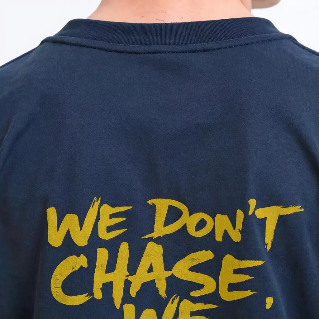 Statement Tee – "We Don’t Chase. We Attract" - Mens Oversized T Shirts | Relaxed Fit Tee - Alex Shogun Alex Shogun Men's Clothes