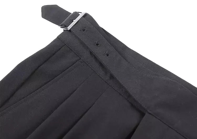 Belgravia Tailored Trousers - Shop Stylish Mens High-Waisted Trousers (Belted) | Men's Formal Pants Alex Shogun Men's Clothes