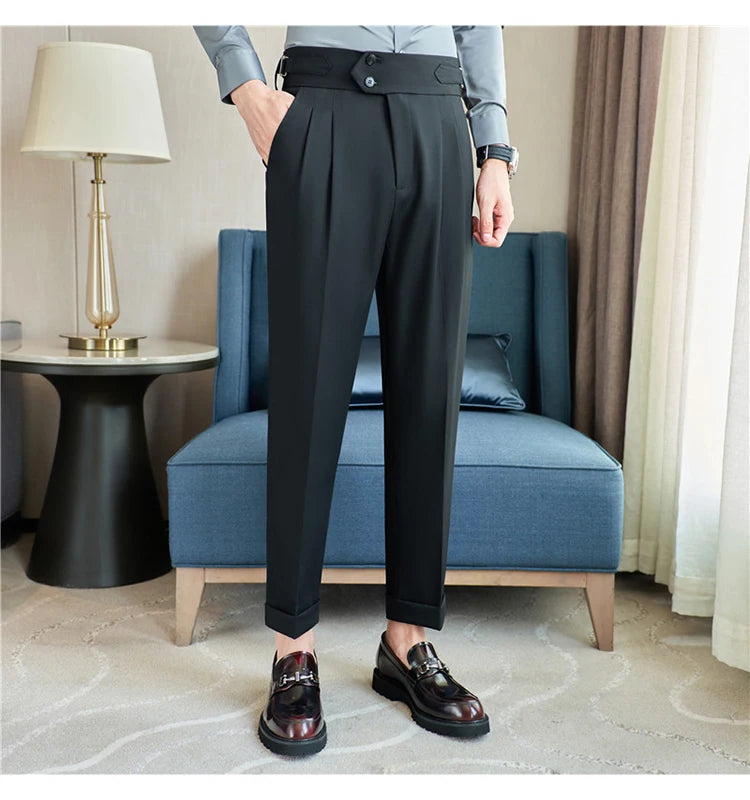 British Style Men's Dress Trousers - British Tailoring: Men's Dress Trousers for Sophisticated Style Alex Shogun Men's Clothes