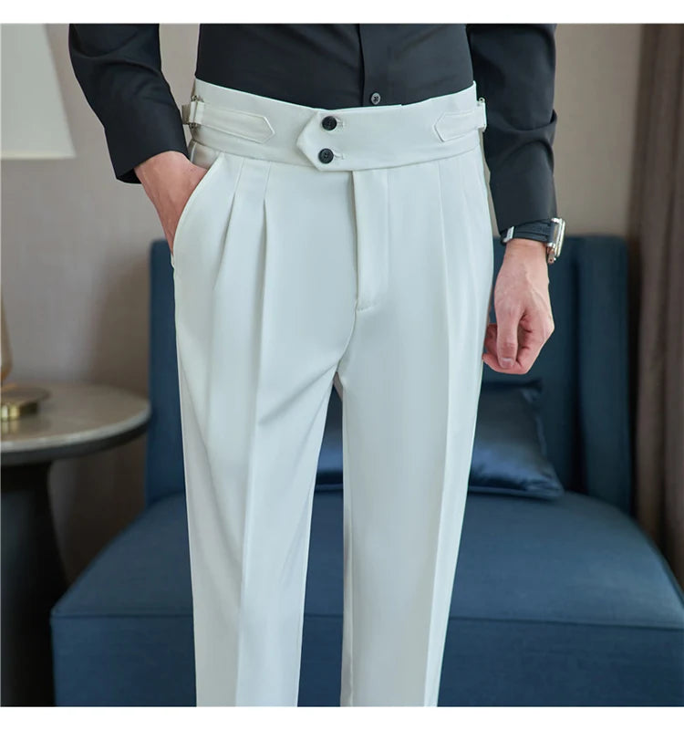 British Style Men's Dress Trousers - British Tailoring: Men's Dress Trousers for Sophisticated Style Alex Shogun Men's Clothes