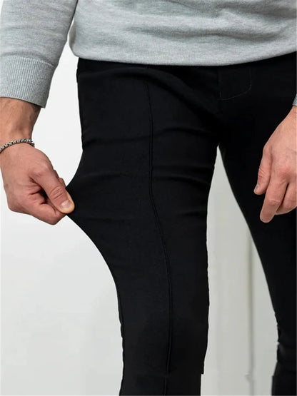 Business-Casual Tailored Trousers - Business-Casual Tailored Trousers Alex Shogun Men's Clothes