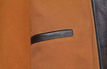 Classic A-2 Style Leather Bomber Jacket - Classic A-2 Leather Bomber Jacket for Men | Stylish & Durable Alex Shogun Men's Clothes