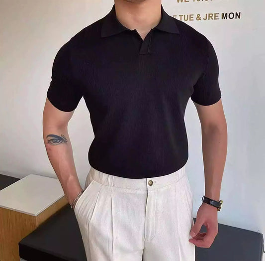 Classic Cotton Polo Shirt - Men's Cotton Polo Shirts: Soft, Breathable Comfort (Old Money) Alex Shogun Men's Clothes