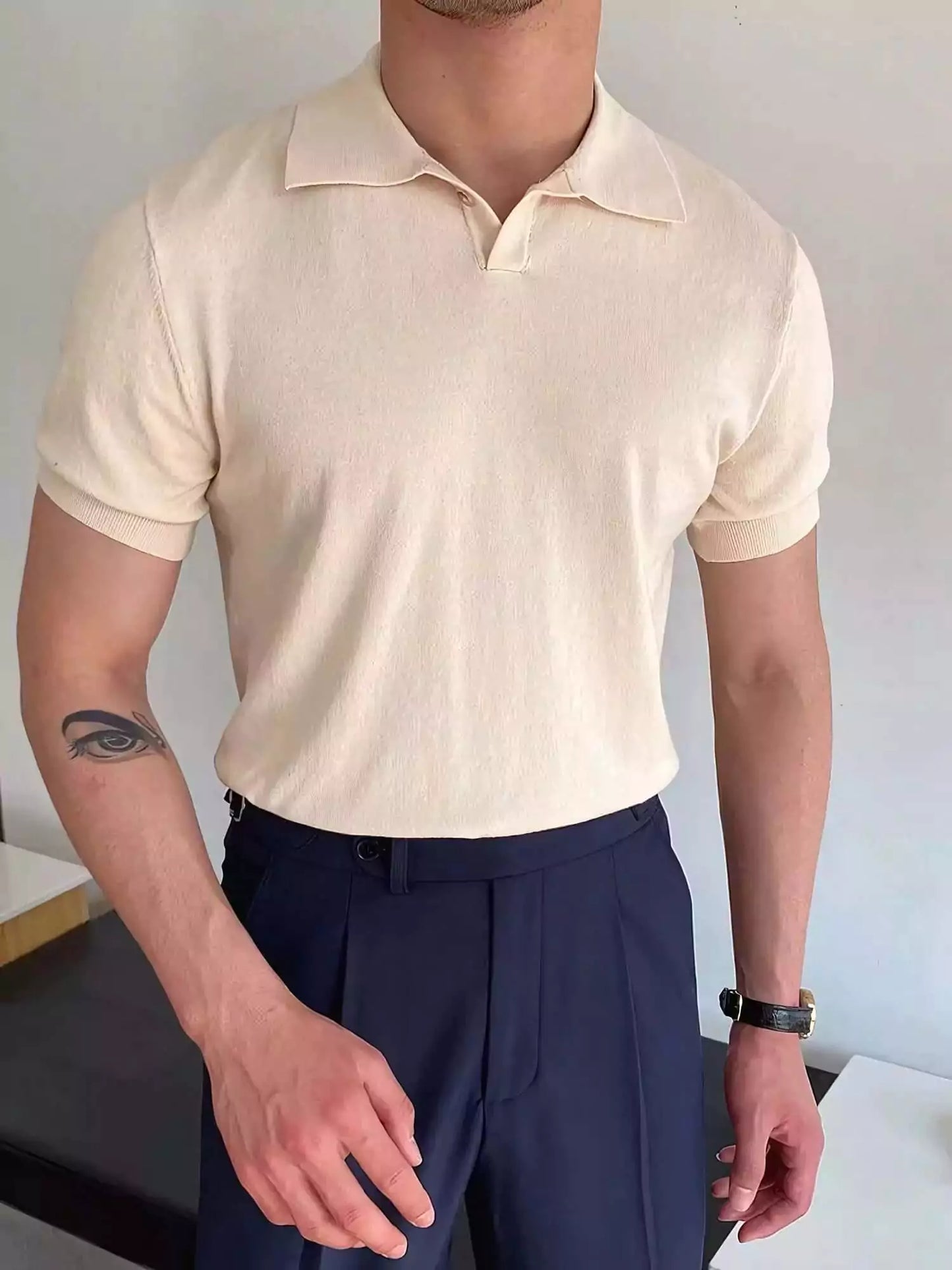 Classic Cotton Polo Shirt - Men's Cotton Polo Shirts: Soft, Breathable Comfort (Old Money) Alex Shogun Men's Clothes