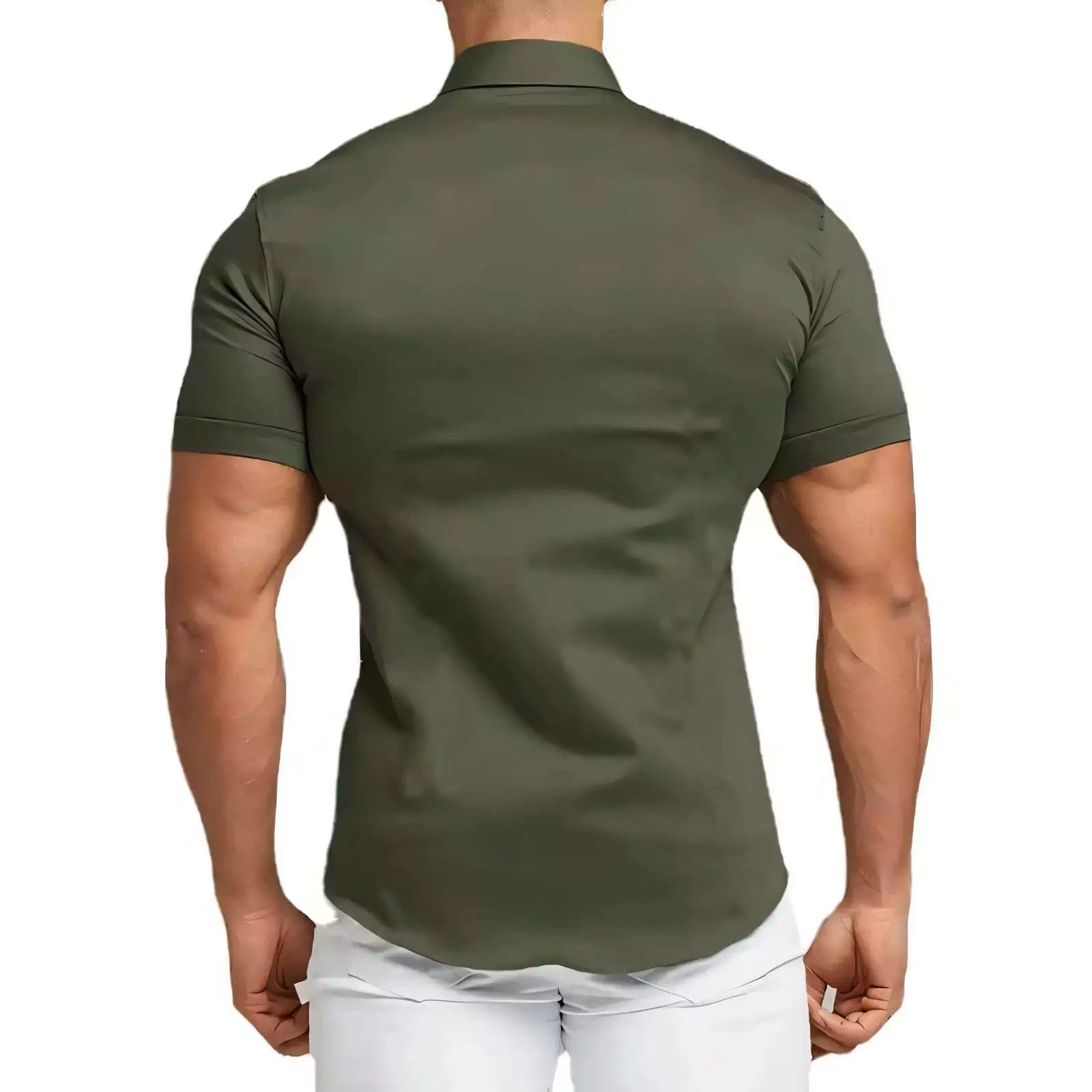 Classic Slim Short Sleeve Shirt - Shop Classic Slim Fit Short Sleeve Shirt – Men's Dress Shirt Alex Shogun Men's Clothes