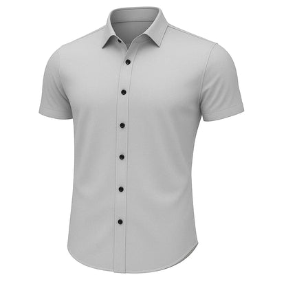 Classic Slim Short Sleeve Shirt - Shop Classic Slim Fit Short Sleeve Shirt – Men's Dress Shirt Alex Shogun Men's Clothes
