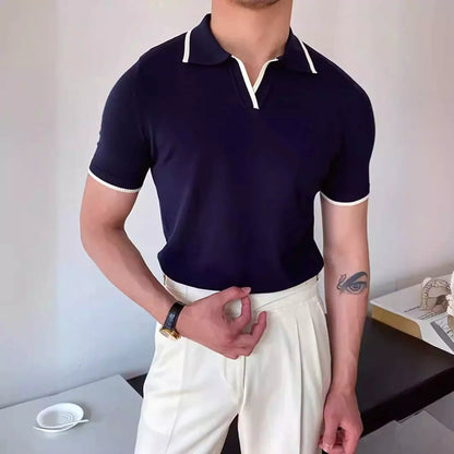 Alex Shogun Collar Trim Polo Shirt - Shop Men's Polo Shirts - Collar Trim Men's Polos: Comfort & Style! Alex Shogun Men's Clothes