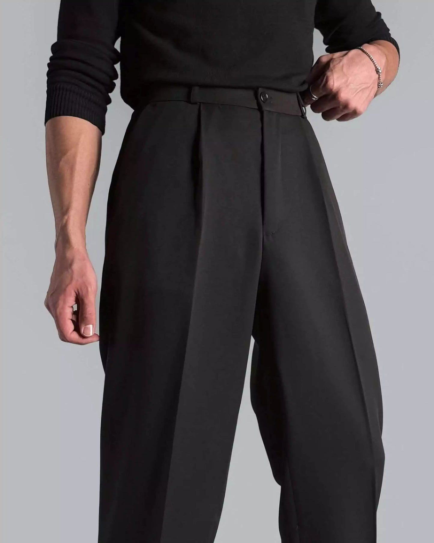 Comfort Flex Wide-Leg Pants - Super Comfortable All Seasons Flex Wide-Leg Dress Pants Alex Shogun Men's Clothes