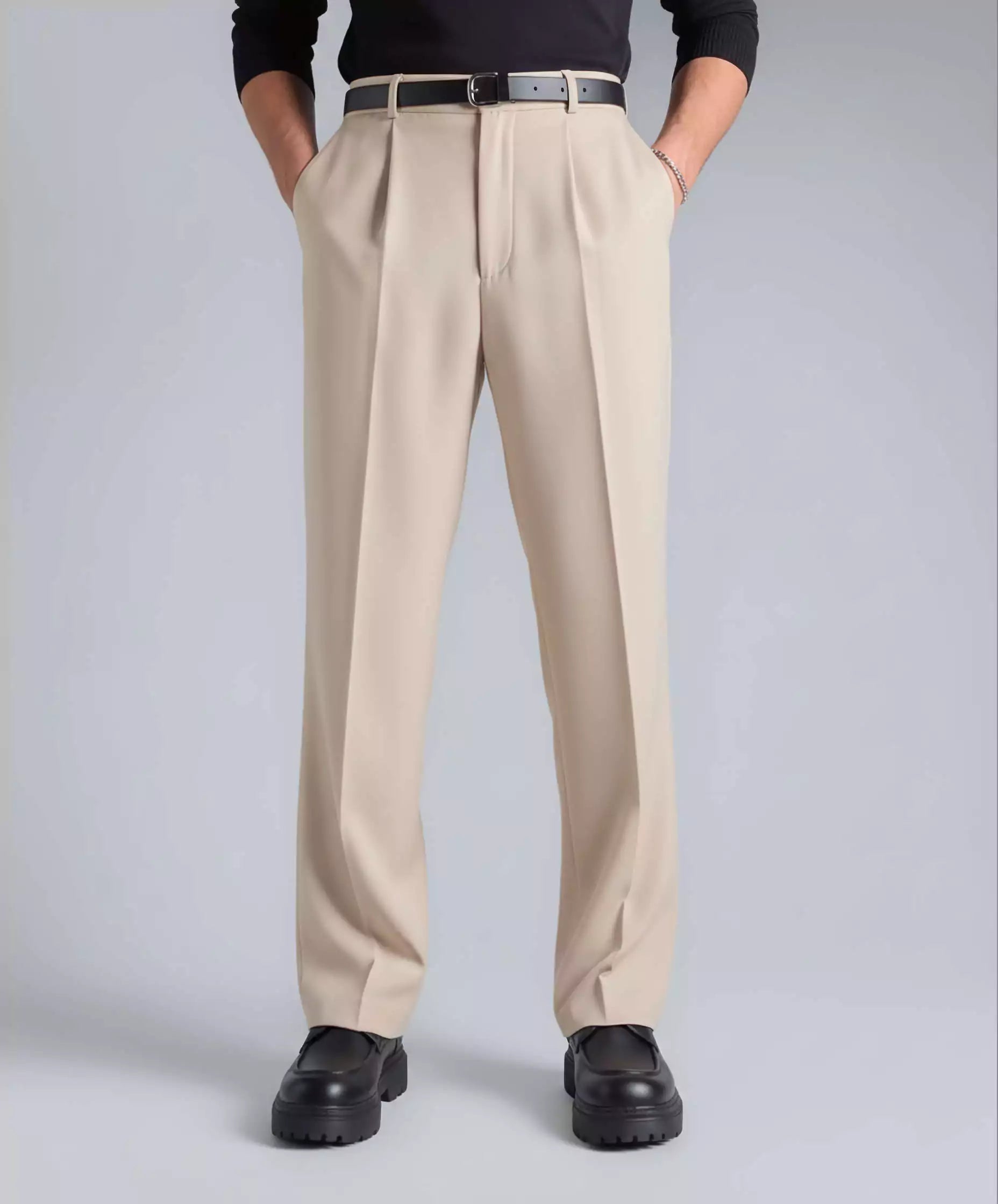 jacquard strapless fit and flare dress in pink Shop Steven Land Blue 100% Wool Pants main image 0