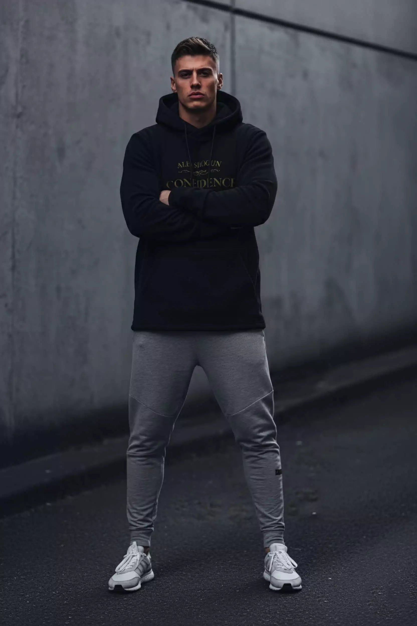 Dark Creed Premium Hoodie - Men's Dark Premium Hoodie | Black Masculine Aesthetic | Alex Shogun Alex Shogun Men's Clothes