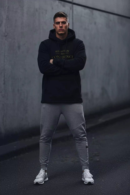 Dark Creed Premium Hoodie - Men's Dark Premium Hoodie | Black Masculine Aesthetic | Alex Shogun Alex Shogun Men's Clothes