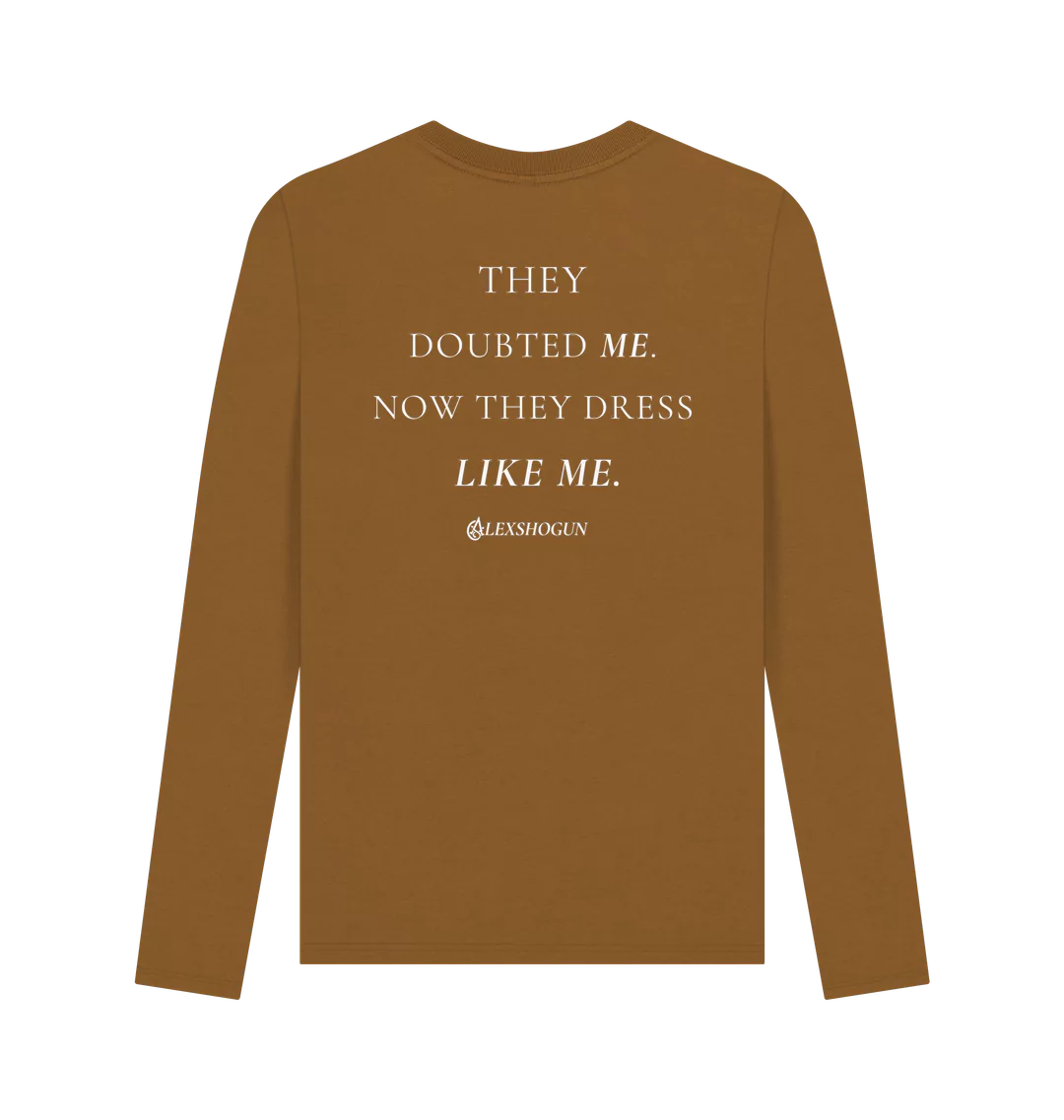 Dressed in Revenge Long-Sleeve AlexShogun - Dressed in Revenge – Luxury Long Sleeve T-Shirt | Alex Shogun Alex Shogun Men's Clothes