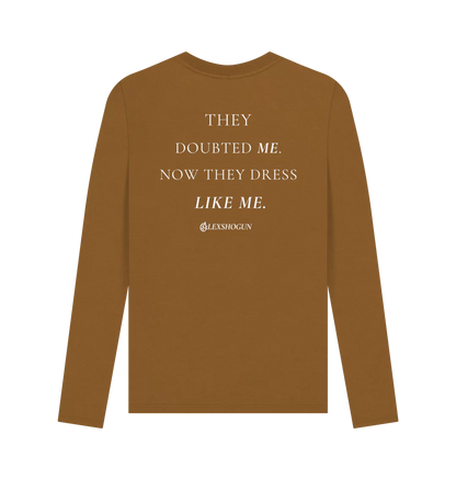 Dressed in Revenge Long-Sleeve AlexShogun - Dressed in Revenge – Luxury Long Sleeve T-Shirt | Alex Shogun Alex Shogun Men's Clothes