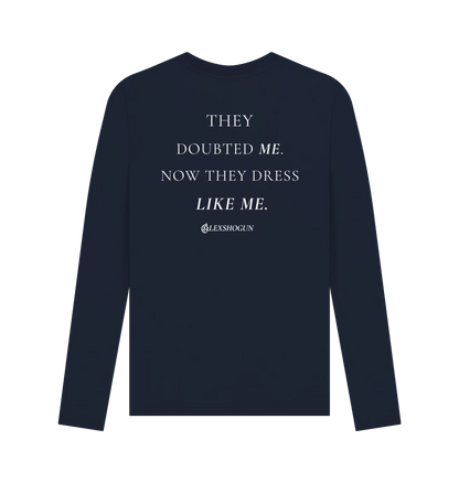 Dressed in Revenge Long-Sleeve AlexShogun - Dressed in Revenge – Luxury Long Sleeve T-Shirt | Alex Shogun Alex Shogun Men's Clothes