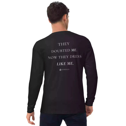 Dressed in Revenge Long-Sleeve AlexShogun - Dressed in Revenge – Luxury Long Sleeve T-Shirt | Alex Shogun Alex Shogun Men's Clothes