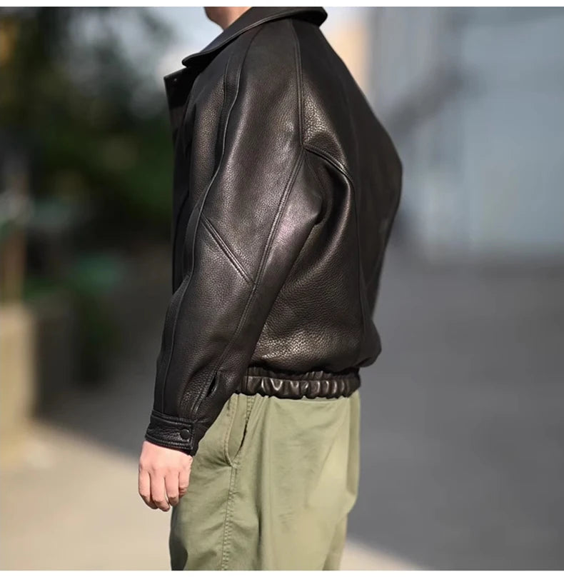 Vintage Leather Jacket - Vintage Leather Jacket | Timeless Style, Premium Quality Alex Shogun Men's Clothes