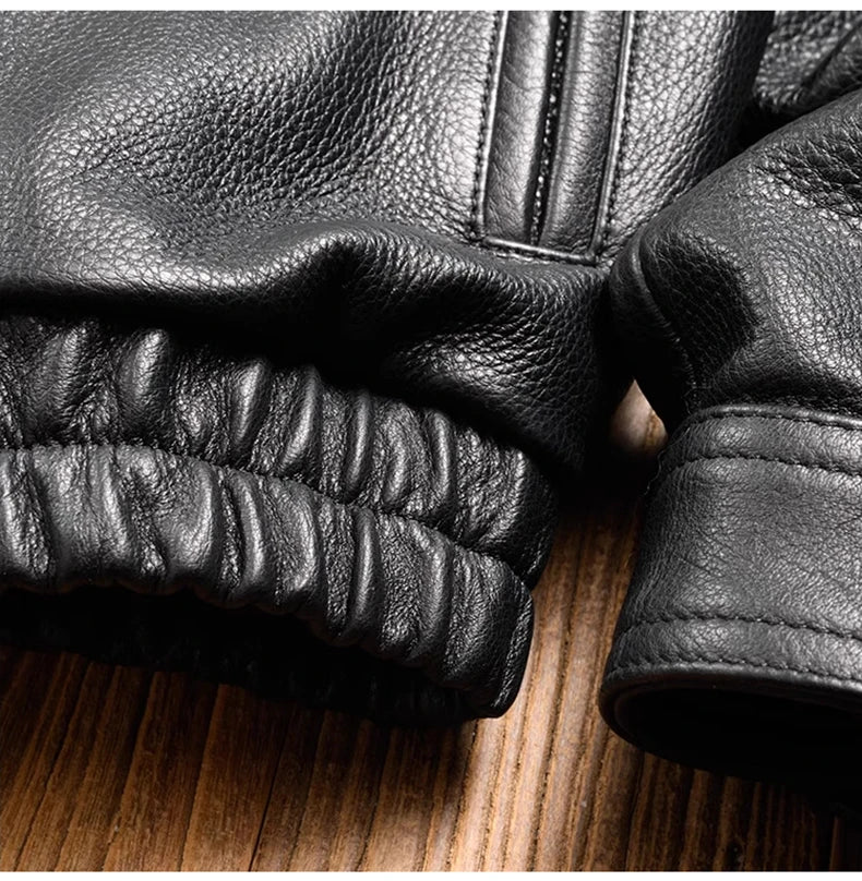 Vintage Leather Jacket - Vintage Leather Jacket | Timeless Style, Premium Quality Alex Shogun Men's Clothes