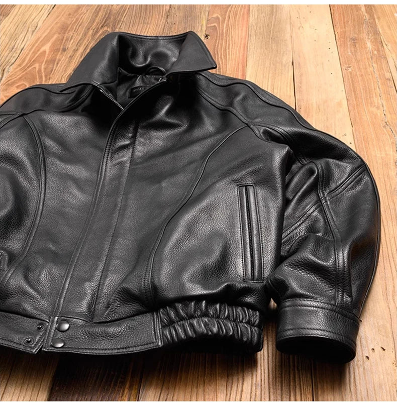 Vintage Leather Jacket - Vintage Leather Jacket | Timeless Style, Premium Quality Alex Shogun Men's Clothes