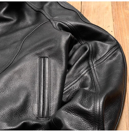 Vintage Leather Jacket - Vintage Leather Jacket | Timeless Style, Premium Quality Alex Shogun Men's Clothes