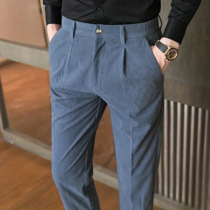 Classic Corduroy Trousers - Classic Corduroy Trousers Alex Shogun Men's Clothes
