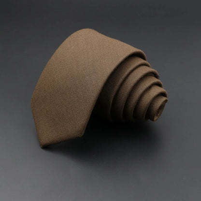 Signature Matte Cotton Tie (6cm) | Alex Shogun - Signature Matte Cotton Tie (6cm) | Alex Shogun Alex Shogun Men's Clothes