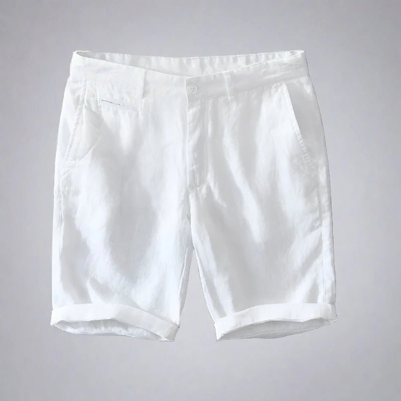 Hampton Linen Shorts -  #  shorts Men's Pure Linen Hampton Linen Shorts 