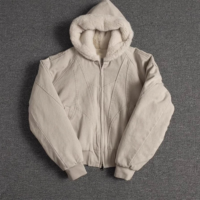 Hooded Oversized Jacket - Hooded Oversized Jacket Alex Shogun Men's Clothes