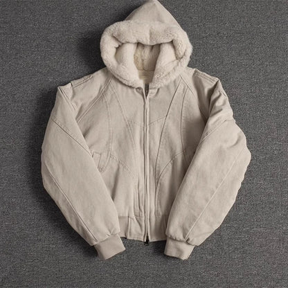 Hooded Oversized Jacket - Men's Oversized Hooded Jacket - Loose Fit, Warm & Urban Style Alex Shogun Men's Clothes