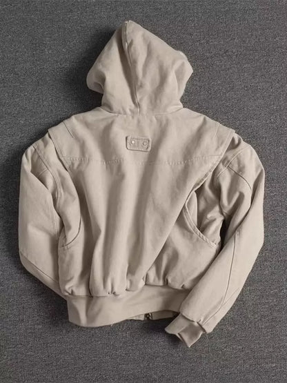 Hooded Oversized Jacket - Men's Oversized Hooded Jacket - Loose Fit, Warm & Urban Style Alex Shogun Men's Clothes