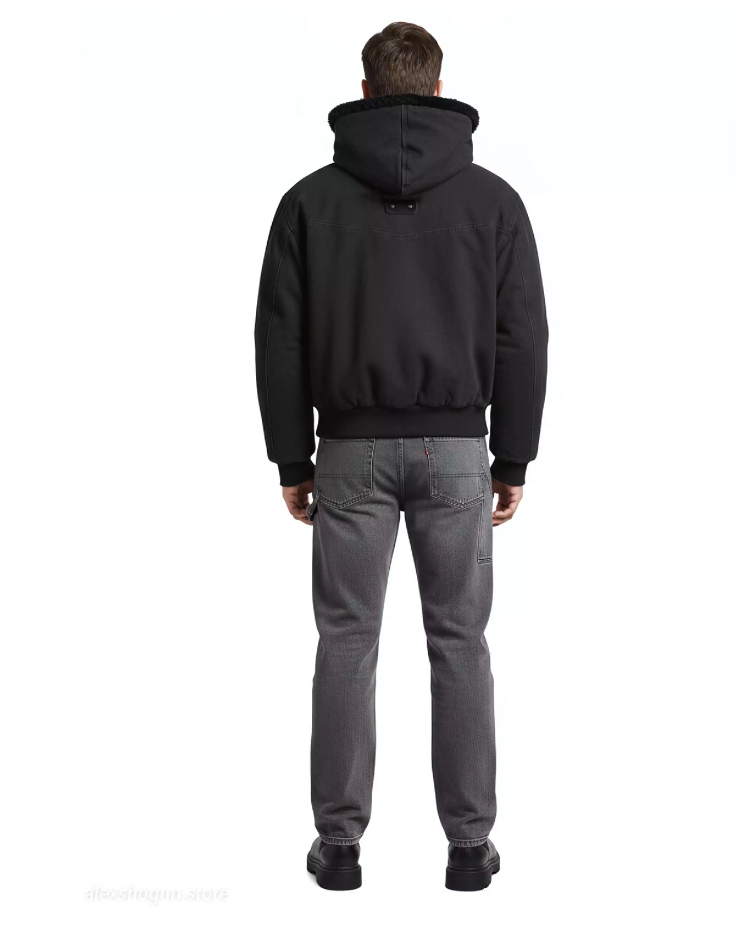 Hooded Oversized Jacket - Men's Oversized Hooded Jacket - Loose Fit, Warm & Urban Style Alex Shogun Men's Clothes