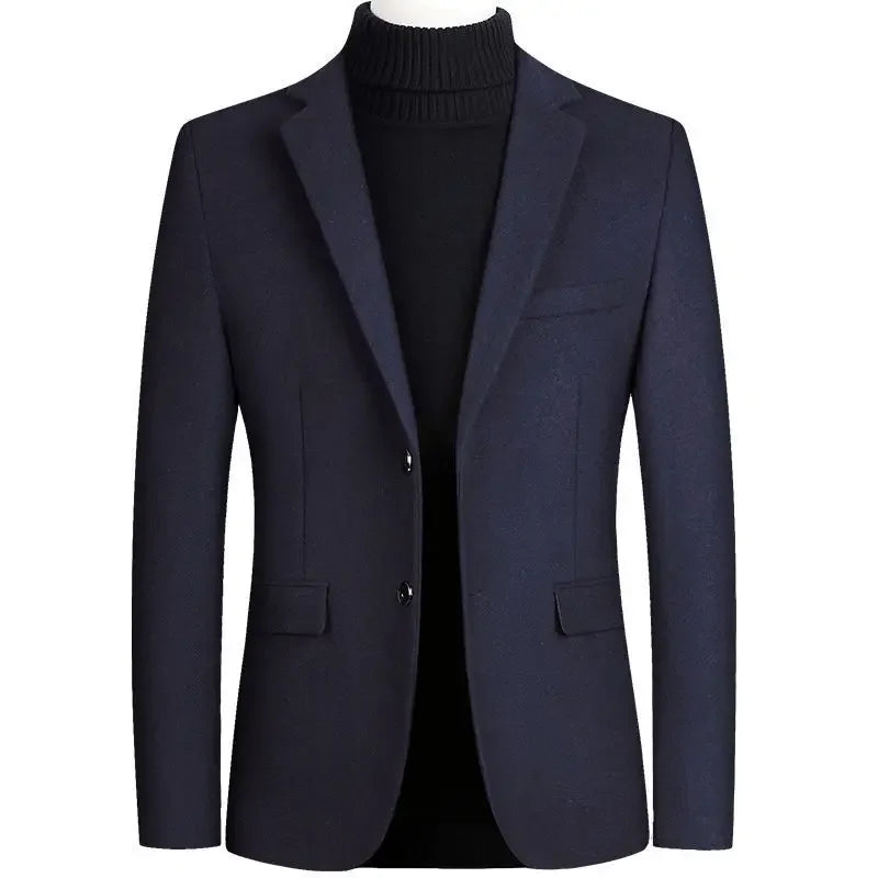 Kingsman Wool Blazer - Men's Wool Blazer | Single Breasted Smart Casual Jacket | Alex Shogun Alex Shogun Men's Clothes