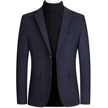 Kingsman Wool Blazer - Men's Wool Blazer | Single Breasted Smart Casual Jacket | Alex Shogun Alex Shogun Men's Clothes
