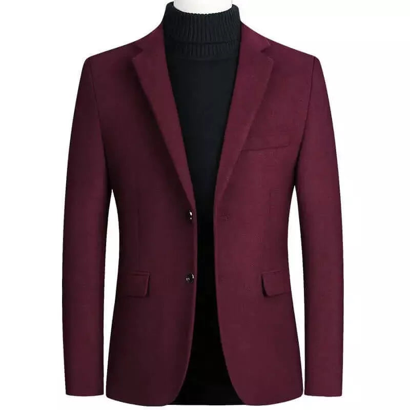 Kingsman Wool Blazer - Men's Wool Blazer | Single Breasted Smart Casual Jacket | Alex Shogun Alex Shogun Men's Clothes