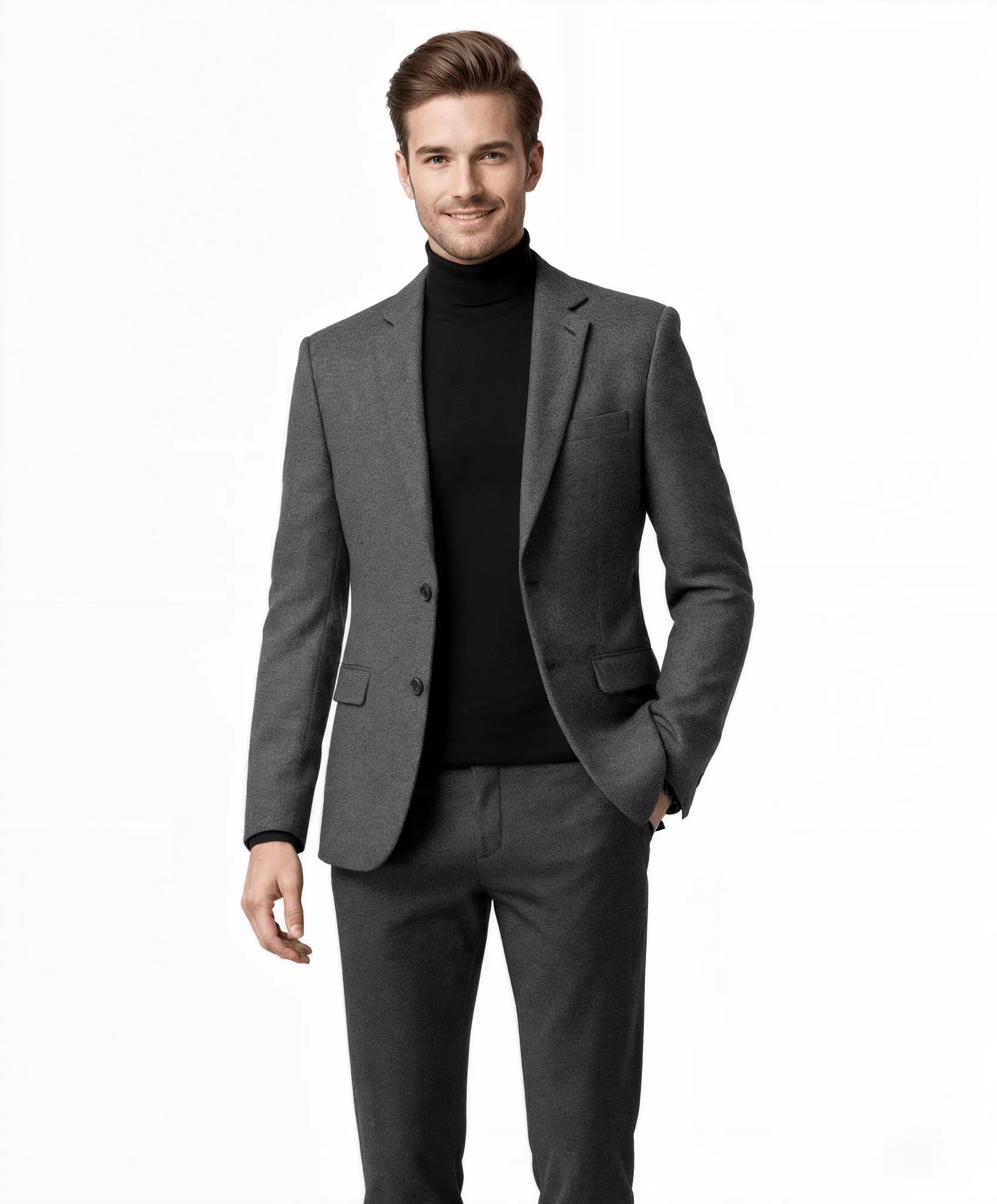 Kingsman Wool Blazer - Men's Wool Blazer | Single Breasted Smart Casual Jacket | Alex Shogun Alex Shogun Men's Clothes
