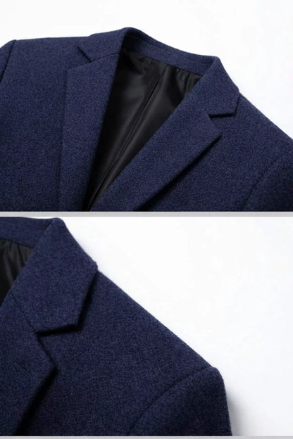 Kingsman Wool Blazer - Men's Wool Blazer | Single Breasted Smart Casual Jacket | Alex Shogun Alex Shogun Men's Clothes