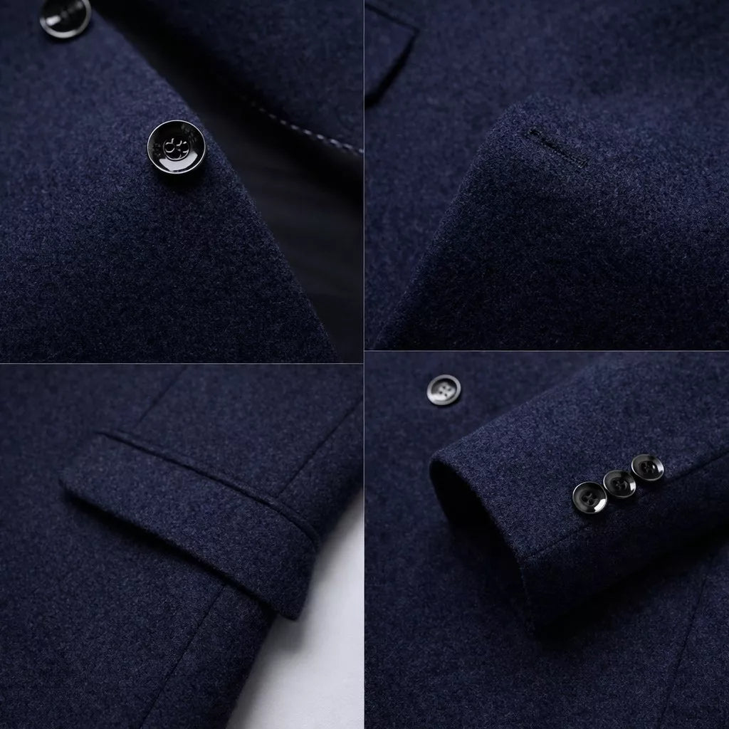 Kingsman Wool Blazer - Men's Wool Blazer | Single Breasted Smart Casual Jacket | Alex Shogun Alex Shogun Men's Clothes