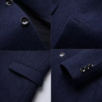 Kingsman Wool Blazer - Men's Wool Blazer | Single Breasted Smart Casual Jacket | Alex Shogun Alex Shogun Men's Clothes