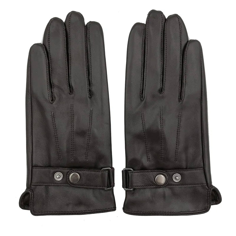 Leather Short Gloves - Alex Shogun Men's Clothes