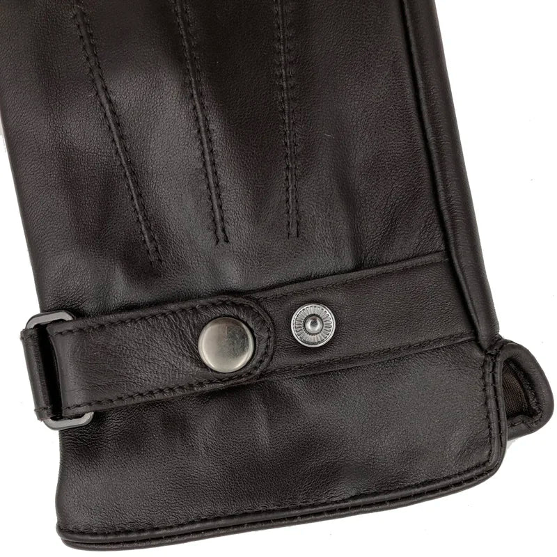 Leather Short Gloves - Alex Shogun Men's Clothes
