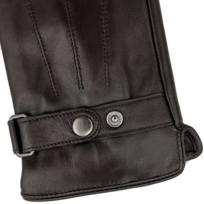Leather Short Gloves - Alex Shogun Men's Clothes