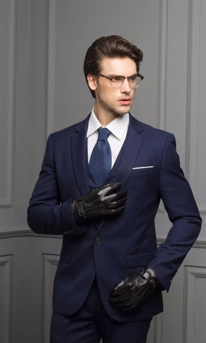 Leather Short Gloves - Alex Shogun Men's Clothes