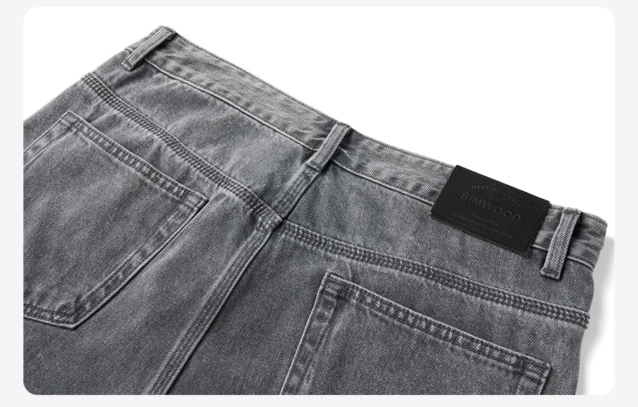 Loose Straight Jeans - Men's Loose Straight Leg Jeans | Relaxed Fit Denim | Alex Shogun Alex Shogun Men's Clothes