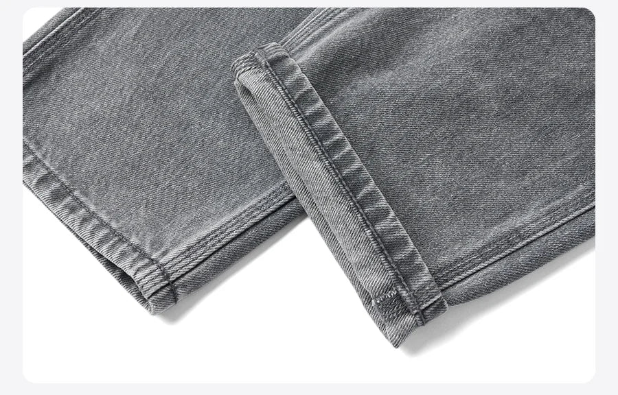 Loose Straight Jeans - Men's Loose Straight Leg Jeans | Relaxed Fit Denim | Alex Shogun Alex Shogun Men's Clothes
