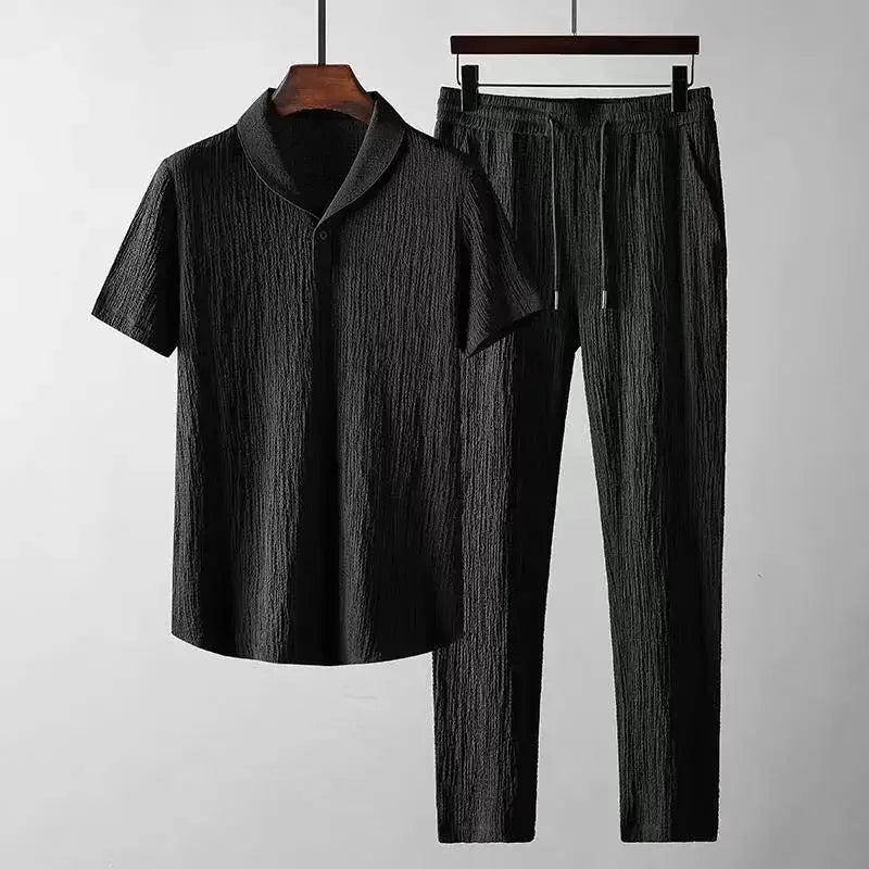 Luxe Lounge Set - Luxury Men's Summer Outfit | Soft, Breathable Lounge Set for Comfort Alex Shogun Men's Clothes