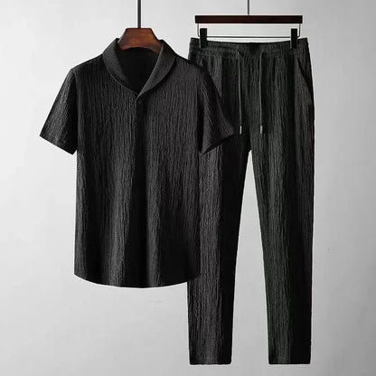Luxe Lounge Set - Luxury Men's Summer Outfit | Soft, Breathable Lounge Set for Comfort Alex Shogun Men's Clothes