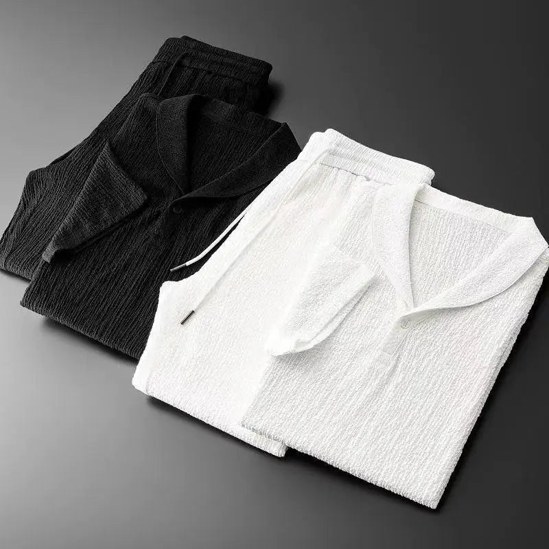 Luxe Lounge Set - Luxury Men's Summer Outfit | Soft, Breathable Lounge Set for Comfort Alex Shogun Men's Clothes