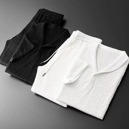 Luxe Lounge Set - Luxury Men's Summer Outfit | Soft, Breathable Lounge Set for Comfort Alex Shogun Men's Clothes