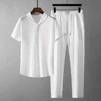 Luxe Lounge Set - Luxury Men's Summer Outfit | Soft, Breathable Lounge Set for Comfort Alex Shogun Men's Clothes