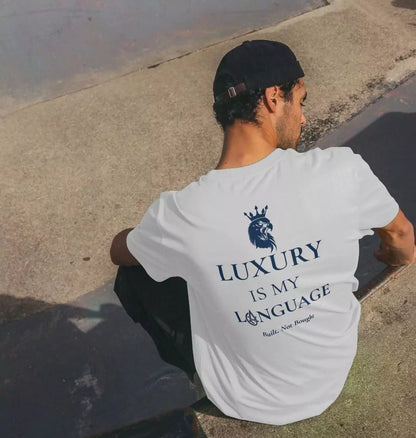 Luxury is My Language T-shirt - Men's Dark Aesthetic Graphic Tee | Luxury Manifesto | Alex Shogun Alex Shogun Men's Clothes