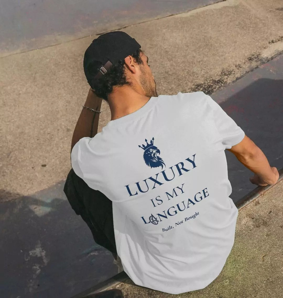 Luxury is My Language T-shirt - Men's Dark Aesthetic Graphic Tee | Luxury Manifesto | Alex Shogun Alex Shogun Men's Clothes